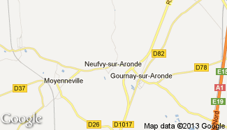 Plan de Neufvy-sur-Aronde