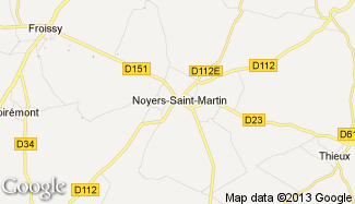 Plan de Noyers-Saint-Martin