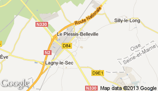 Plan de Le Plessis-Belleville