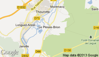 Plan de Le Plessis-Brion