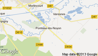 Plan de Pontoise-lès-Noyon