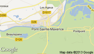 Plan de Pont-Sainte-Maxence