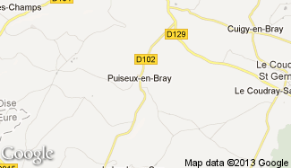 Plan de Puiseux-en-Bray