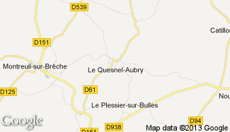 Plan de Le Quesnel-Aubry