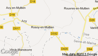 Plan de Rosoy-en-Multien