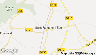 Plan de Saint-Remy-en-l'Eau