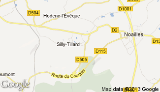 Plan de Silly-Tillard