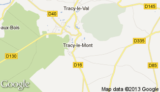 Plan de Tracy-le-Mont