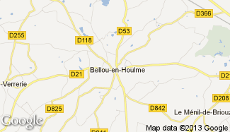 Plan de Bellou-en-Houlme