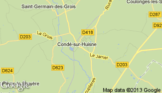 Plan de Condé-sur-Huisne