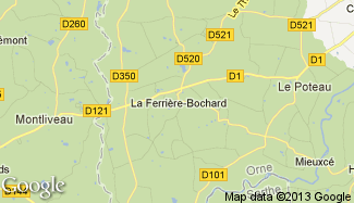 Plan de La Ferrière-Bochard