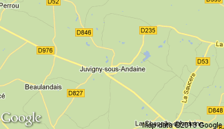 Plan de Juvigny-sous-Andaine