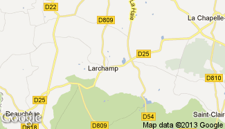 Plan de Larchamp