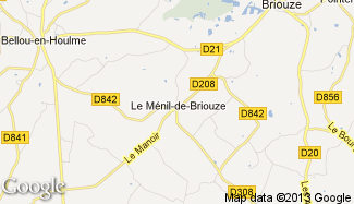 Plan de Le Ménil-de-Briouze