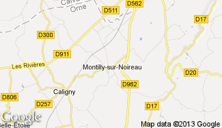 Plan de Montilly-sur-Noireau