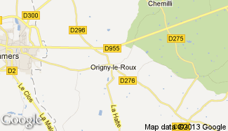 Plan de Origny-le-Roux