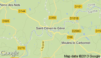 Plan de Saint-Céneri-le-Gérei