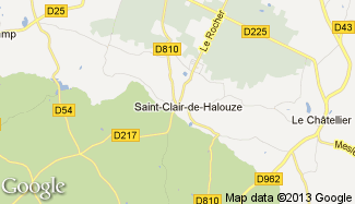 Plan de Saint-Clair-de-Halouze