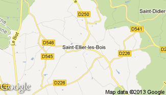 Plan de Saint-Ellier-les-Bois