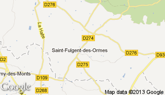 Plan de Saint-Fulgent-des-Ormes