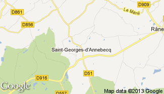 Plan de Saint-Georges-d'Annebecq