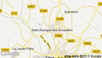 Plan de Saint-Georges-des-Groseillers