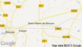 Plan de Saint-Hilaire-de-Briouze