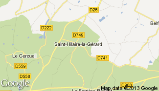 Plan de Saint-Hilaire-la-Gérard