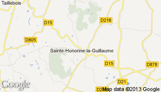 Plan de Sainte-Honorine-la-Guillaume