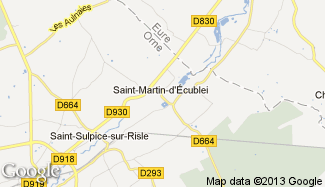 Plan de Saint-Martin-d'Écublei