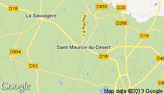 Plan de Saint-Maurice-du-Désert