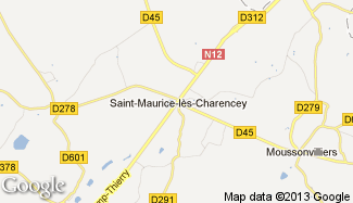 Plan de Saint-Maurice-lès-Charencey