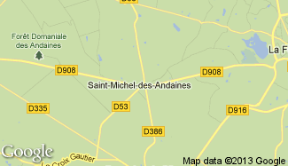 Plan de Saint-Michel-des-Andaines