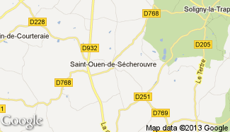 Plan de Saint-Ouen-de-Sécherouvre