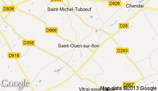 Plan de Saint-Ouen-sur-Iton
