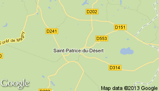 Plan de Saint-Patrice-du-Désert