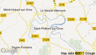 Plan de Saint-Philbert-sur-Orne