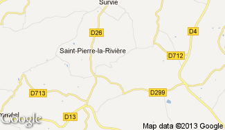 Plan de Saint-Pierre-la-Rivière