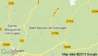 Plan de Saint-Sauveur-de-Carrouges