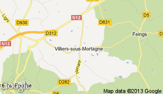 Plan de Villiers-sous-Mortagne