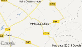 Plan de Vitrai-sous-Laigle