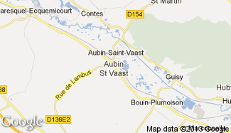 Plan de Aubin-Saint-Vaast