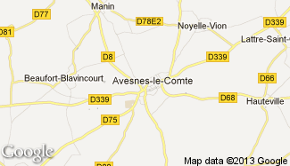 Plan de Avesnes-le-Comte