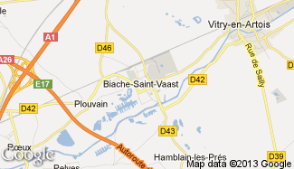 Plan de Biache-Saint-Vaast