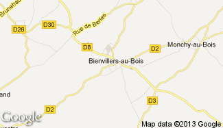 Plan de Bienvillers-au-Bois