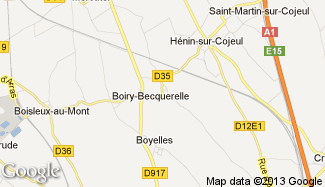 Plan de Boiry-Becquerelle