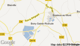 Plan de Boiry-Sainte-Rictrude