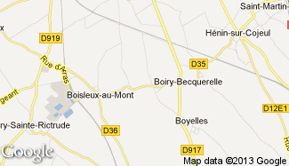 Plan de Boisleux-Saint-Marc