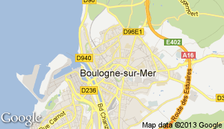 Plan de Boulogne-sur-Mer