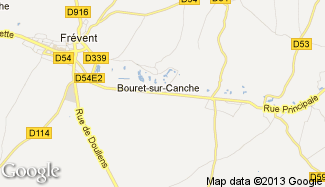 Plan de Bouret-sur-Canche